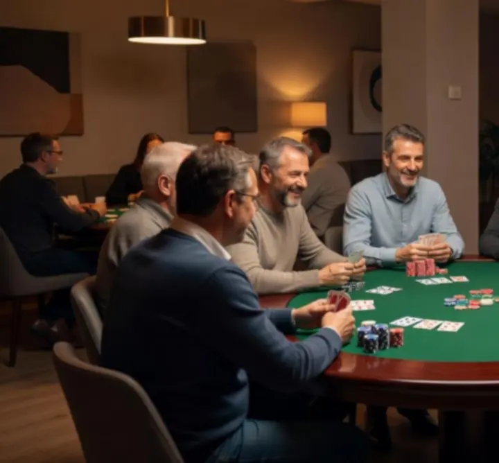 Modern beltéri póker jelenet Citadeleven HU közösségi terében