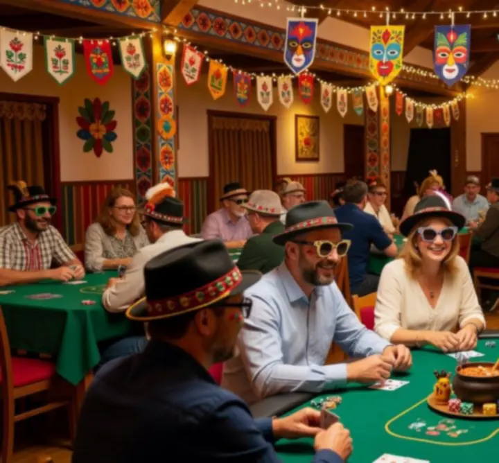 Tematikus póker est hangulatos, modern környezetben