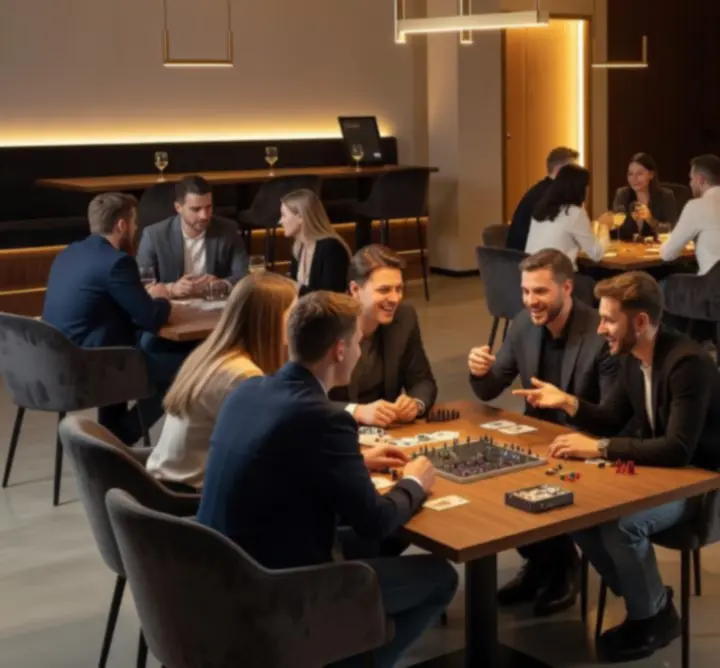 Modern, hangulatos beltéri eseménytér a Citadeleven HU helyszínén.